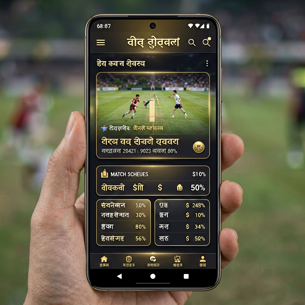 RS9 Bet app home screen showing cricket betting and casino games